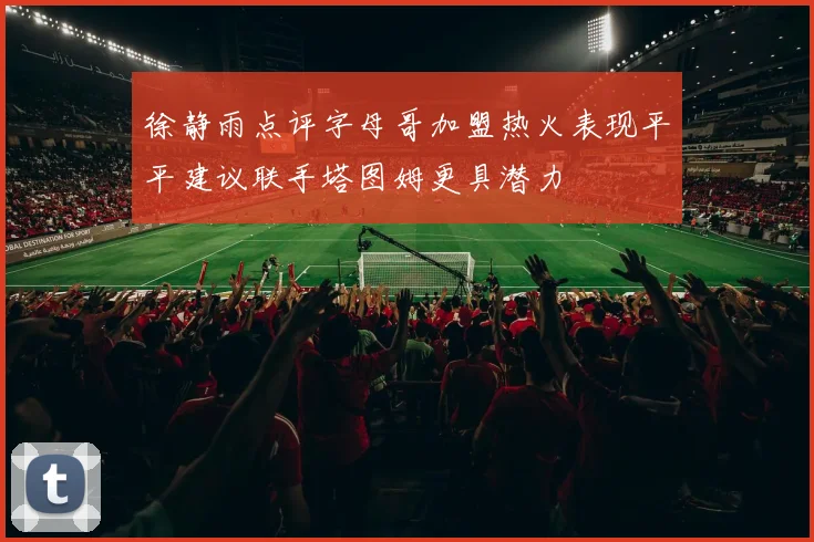 徐静雨点评字母哥加盟热火表现平平建议联手塔图姆更具潜力