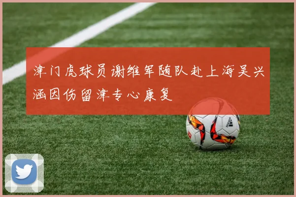 津门虎球员谢维军随队赴上海吴兴涵因伤留津专心康复